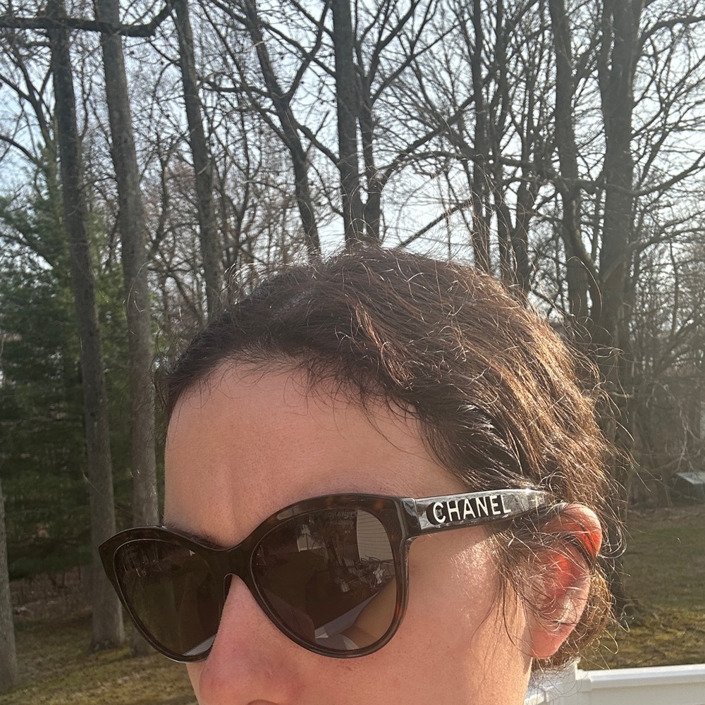Chanel 5458A c.714/83 Havana/Brown Cat Eye Sunglasses